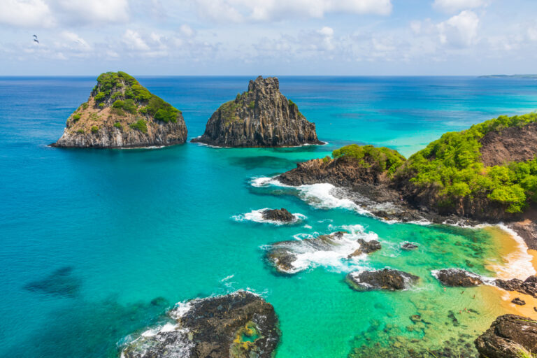 Imagem que mostra o Arquipélago de Fernando de Noronha